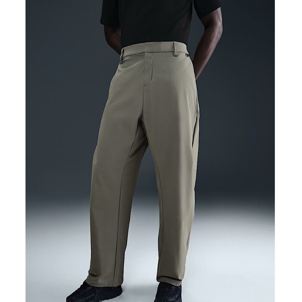 [MEN 32x32] Nike 24.7 Tech Utility Loose Fit Pants Green SPF 40 Baggy HV0377-320